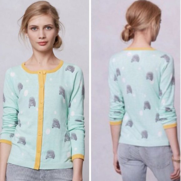 Anthro Giuliana Leila Road Rage Cardigan with cashmere szXS - Picture 12 of 12